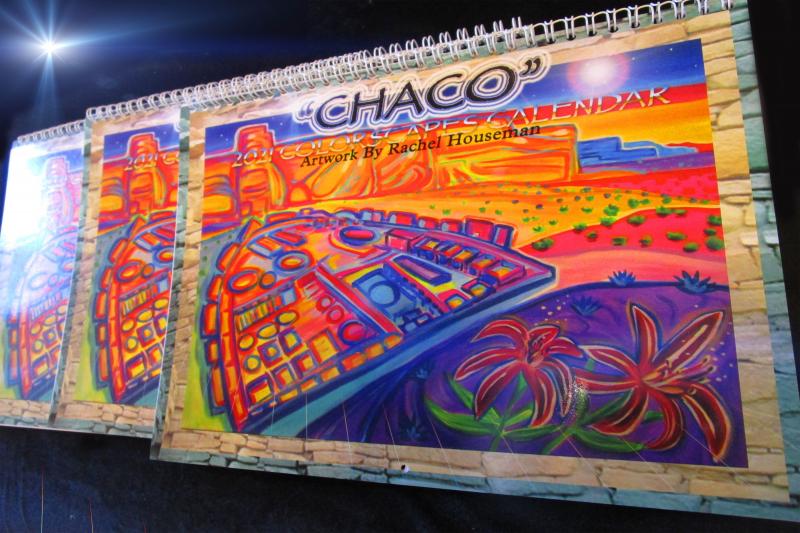 2021 Calendar, ColorScapes Calendar, Rachel Houseman, Artist, Chaco Canyon, Art