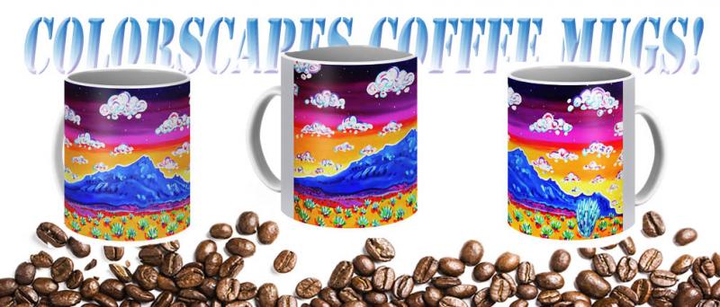 Coffee Mug, ColorScapes Coffee Mug, Coffee Mugs, Mugs, Art Coffee Mugs, Colorful