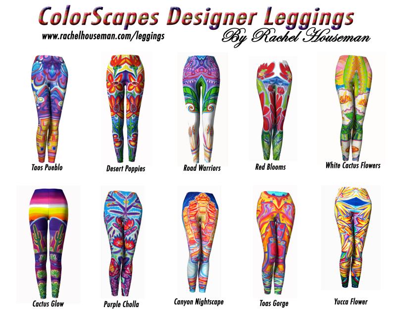 Rachel Houseman, Designer, Yoga Pants, Leggings, ColorScapes, Sante Fe Fashions