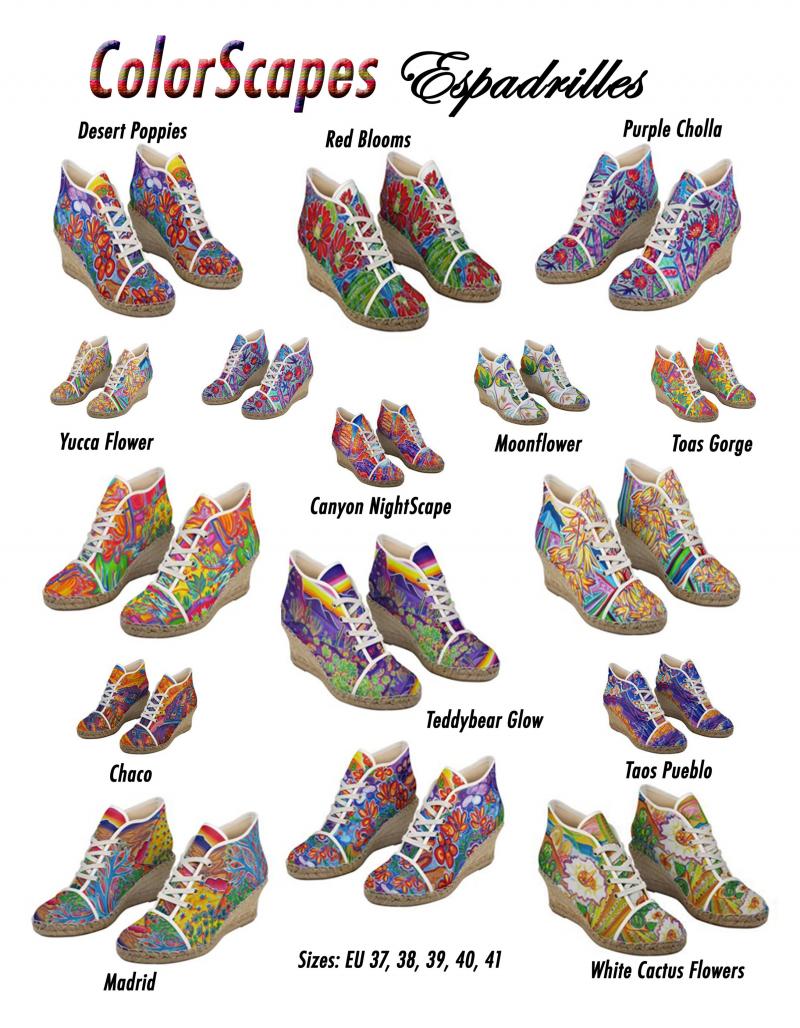 espadrilles, Shoes, Platform Shoes, Lace-Up Shoes, Womens Shoes, ColorScapes