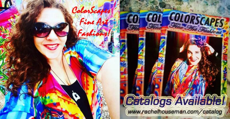 Catalog Cover, Fine Art Fashions, ColorScapes Fashion Magazine, Color Catalog