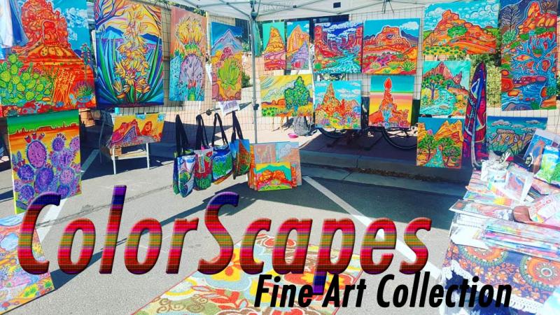 Art Tent Saturdays, Event July 2021, ColorScapes, Santa Fe, Eye on the Mountain