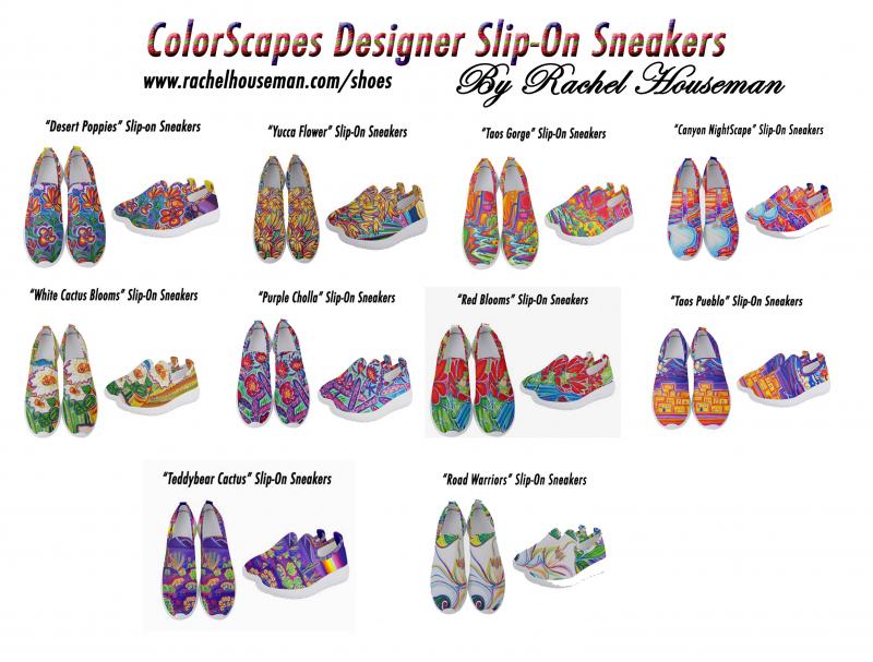 Rachel Houseman, Designer Shoes, Shoes, Cactus Shoes, ColorScapes Shoes, Desert
