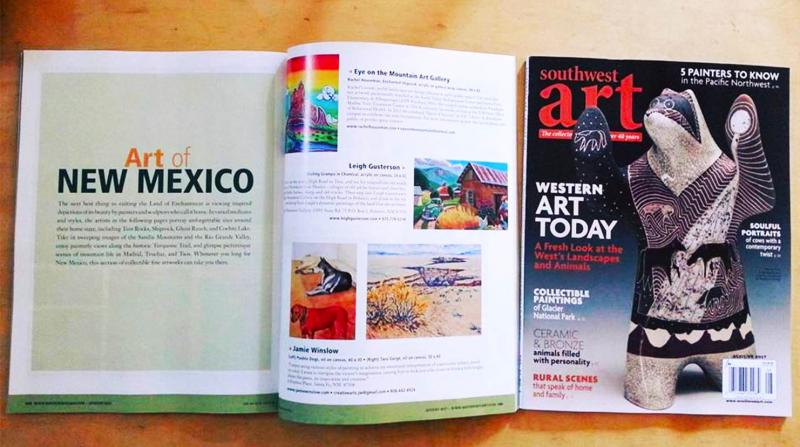 Rachel Houseman, Southwest Art Magazine, Santa Fe Art Gallery, ColorScapes