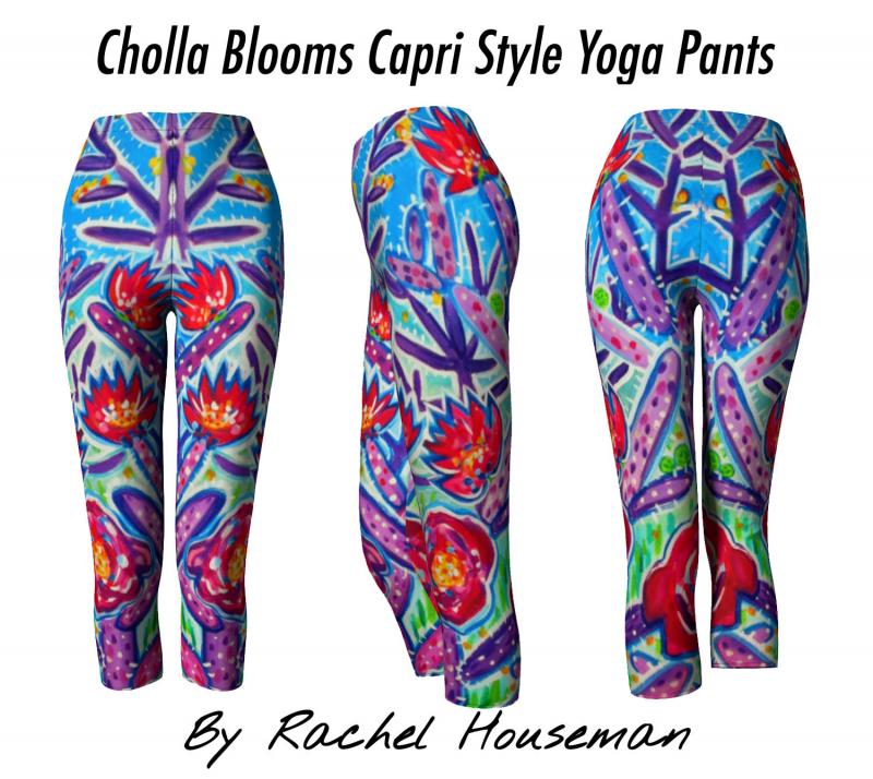 Rachel Houseman, Designer Yoga Paints, Capris, ColorScapes, Sante Fe Fashions
