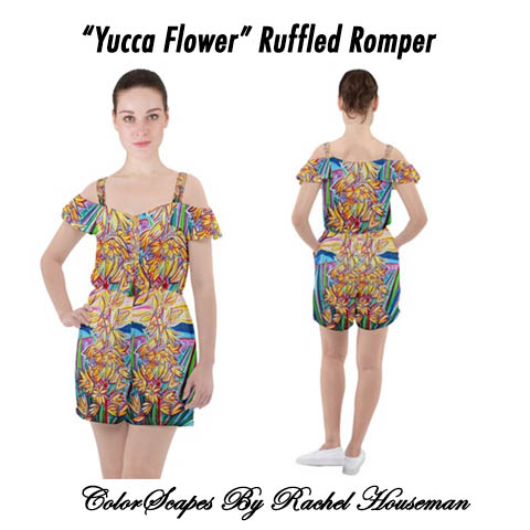 Ruffled, Romper, One Piece, Onsie, Jumper, Beach Wear, Fashions, ColorScapes